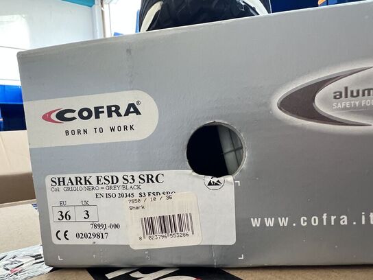 Arbejdssko COFRA SHARK S3 str. 36