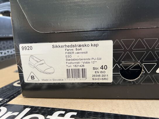 Arbejdssko BJERREGAARD TRÆSKO M. KAPPE str. 40