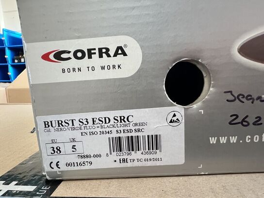 Arbejdssko COFRA BURST S3 str. 38