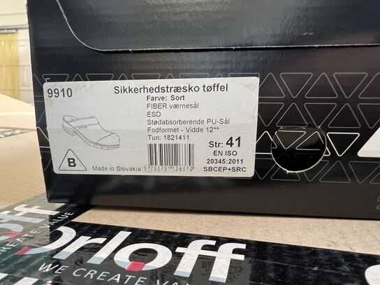 Arbejdssko BJERREGAARD TRÆSKO TØFFEL str. 41