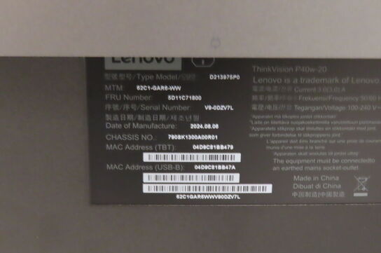 Skærm LENOVO D213975P0