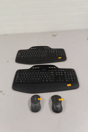 2 stk tastatur og 2 stk mus LOGITECH