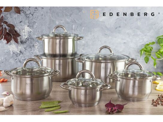 Grydesæt, 12 dele, også til induktion.