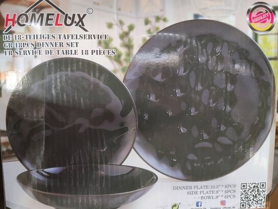 36 dele tallerkensæt.