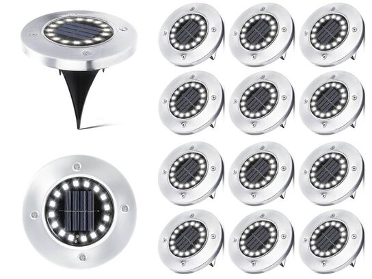 12 stk. Solar havelygter.