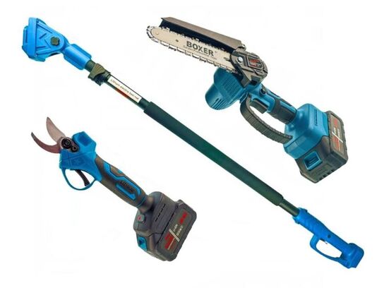 Teleskop kædesav og grensaks