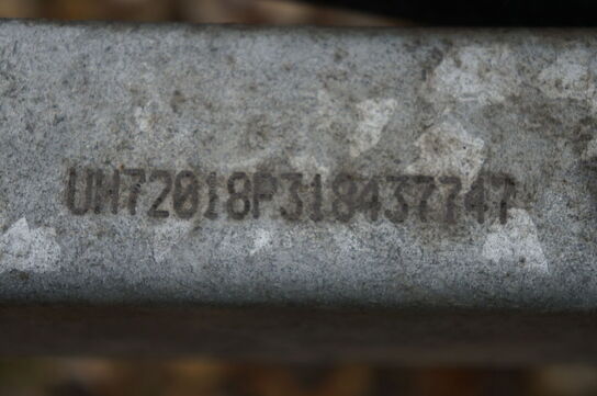 Maskintrailer RAPTOR KF20, Stelnummer: UH72018P318437747 Papirer bortkommet