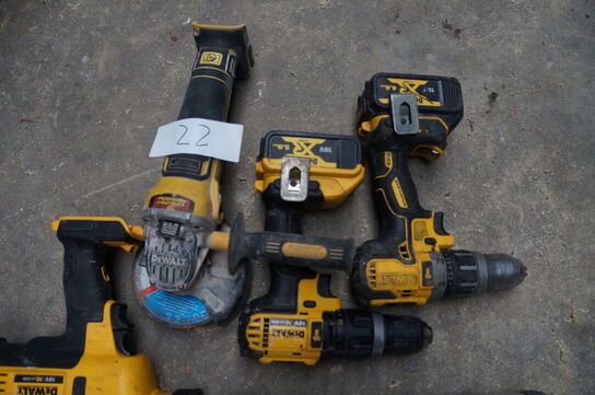 4 stk. Elværktøj DEWALT 