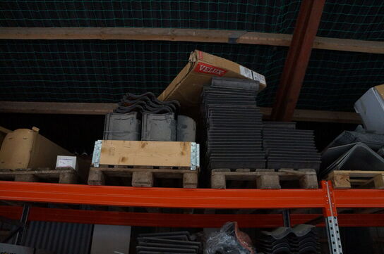 3 fags pallereol med indhold af diverse teglsten mv.