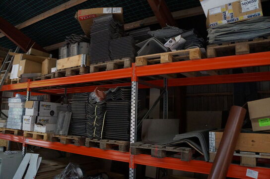 3 fags pallereol med indhold af diverse teglsten mv.