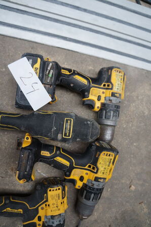 4 stk. Elværktøj DEWALT 