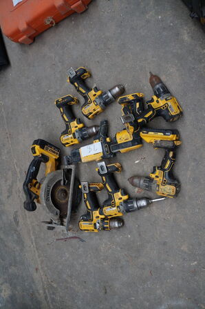 9 stk. Elværktøj DEWALT 