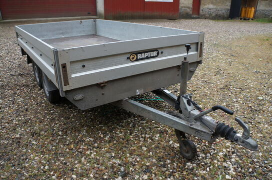 Maskintrailer RAPTOR KF20, Stelnummer: UH72018P318437747 Papirer bortkommet