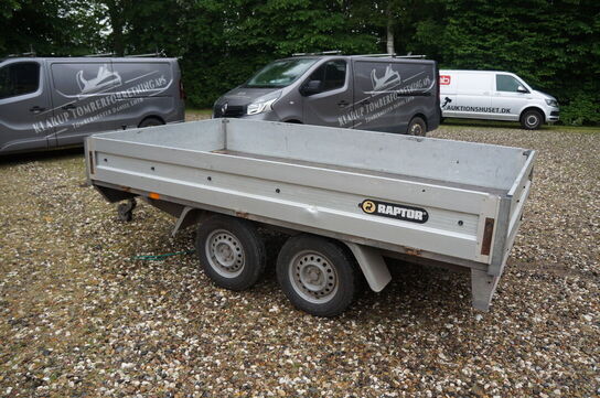 Maskintrailer RAPTOR KF20, Stelnummer: UH72018P318437747 Papirer bortkommet