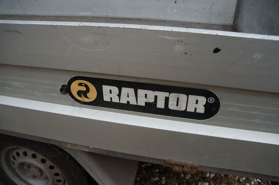 Maskintrailer RAPTOR KF20, Stelnummer: UH72018P318437747 Papirer bortkommet