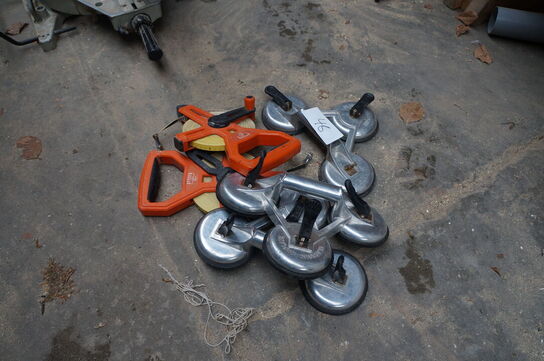 Måleudstyr + 3 stk. sugekopper