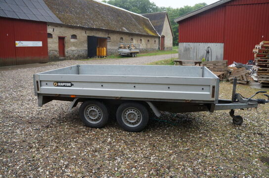 Maskintrailer RAPTOR KF20, Stelnummer: UH72018P318437747 Papirer bortkommet