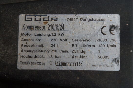 Kompressor GÛDE 210/8/24