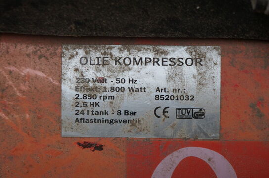 Olie kompressor COMP 2,5 HP 