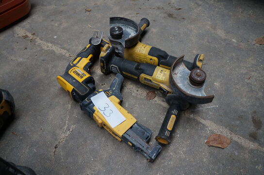 4 stk. Elværktøj DEWALT 