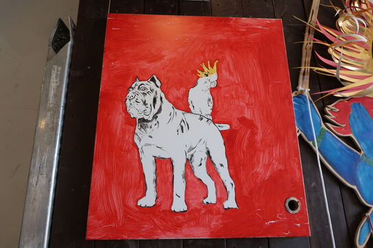 Hjemmelavet reolvæg