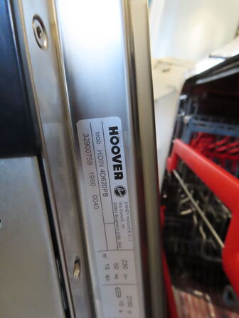 Indbygningsopvaskemaskine HOOVER H-DISH 500