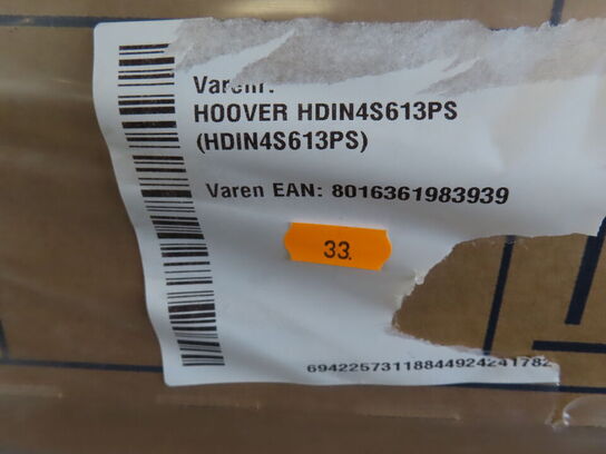 Indbygningsopvaskemaskine HOOVER H-DISH 700