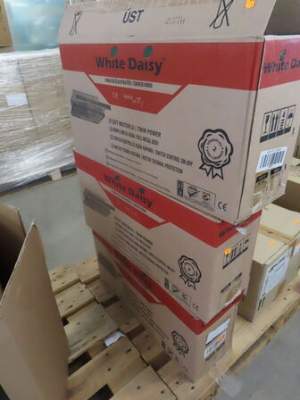 3 stk udtræksemhætter WHITE DAISY
