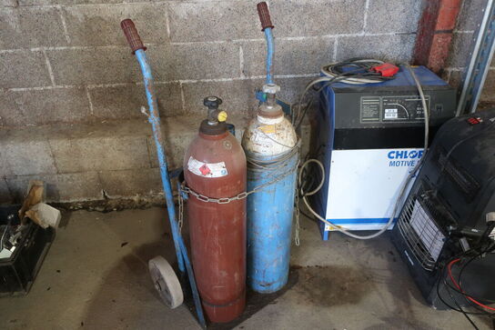 Gasflaskevogn, varmeovn samt lader CHLORIDE Motive Power 21Super