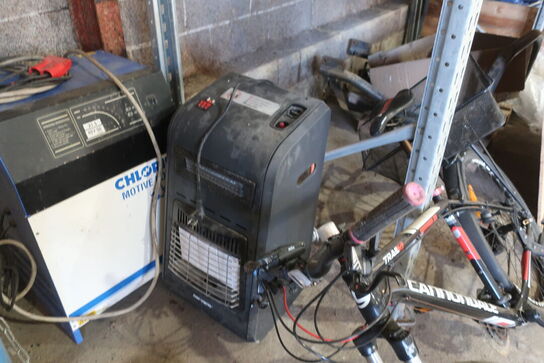Gasflaskevogn, varmeovn samt lader CHLORIDE Motive Power 21Super