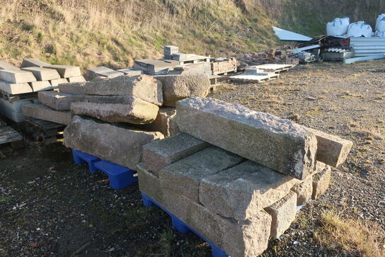 Bigbags, tagplader, div. Sten, fliser, tagplader m.m.