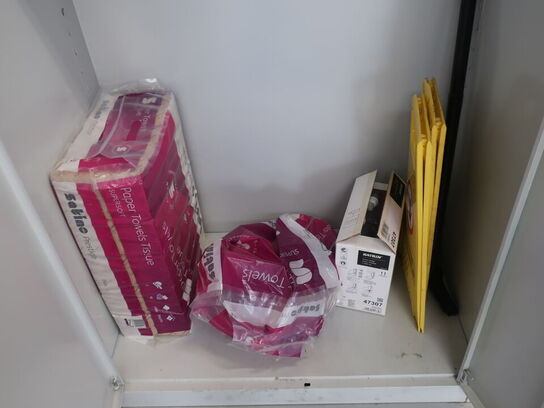 Stålskab 101x200x60 inkl. indhold