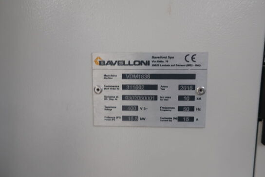 Vertikal bore-/fræsemaskine BAVELLONI VDM1636