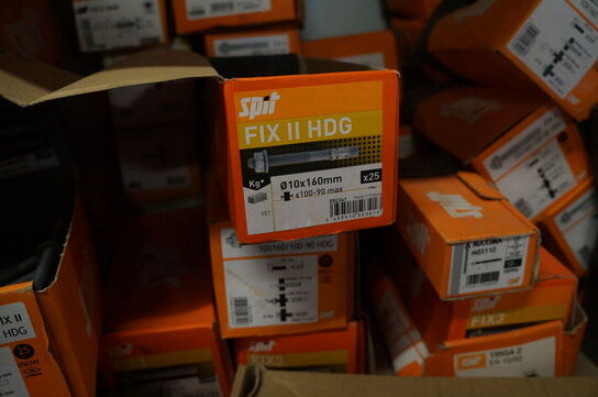 Stort parti diverse søm/skruer SPIT