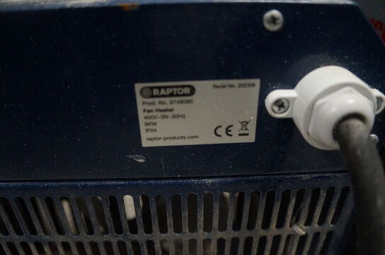 2 stk. varmeblæsere