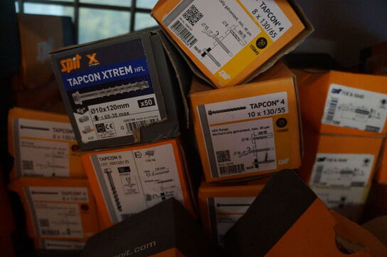 Stort parti diverse søm/skruer SPIT