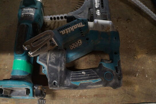 3  stk. el-værktøj MAKITA