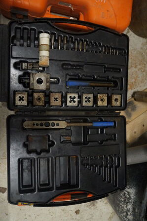 4 stk. værktøjskasser med indhold