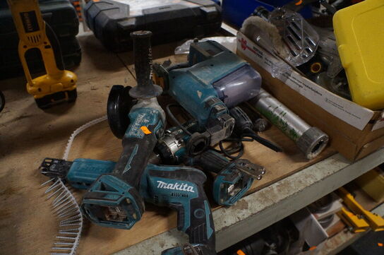 5 stk. el-værktøj MAKITA