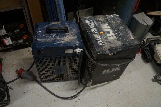 2 stk. varmeblæsere