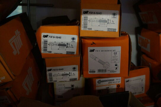 Stort parti diverse søm/skruer SPIT