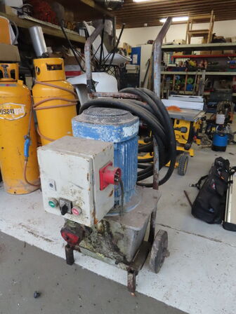 Sækkevogn & Hydraulikpumpe