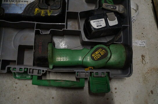 2 stk. el-værktøj & Luftværktøj HITACHI & TJEP