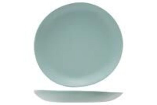 12 stk. Tallerken melamin turkis 280 mm Kupo
