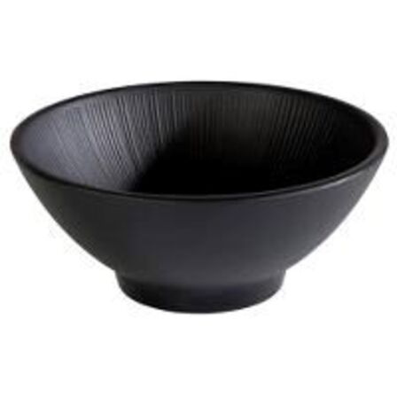 12 stk. Skål melamin sort diam 160 x H65 mm Nero