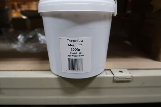 3 stk. Træpellets mesquite 1 kg 