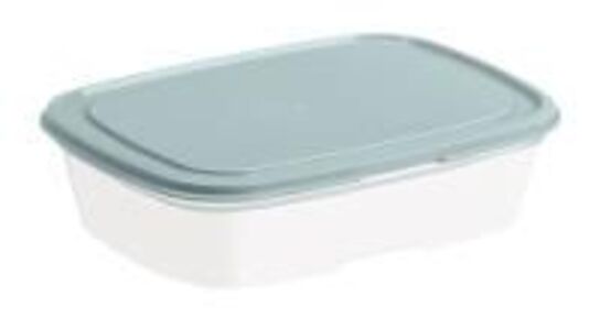 4 stk. Opbevaringsboks m/ låg B165xD125xH45 mm Bio- plast GastroMax