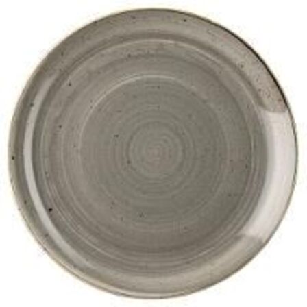 3 stk. Tallerken coupe grå 165 mm Stonecast Churchill
