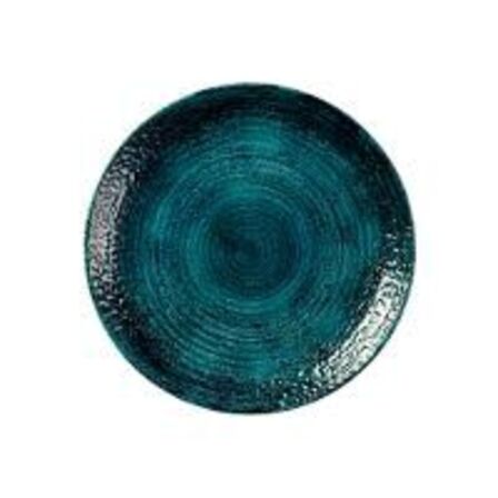 12 stk. Tallerken coupe marine grøn 260 mm Homespun Chroma Churchill