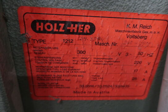 Pladesav HOLZ-HER 1212